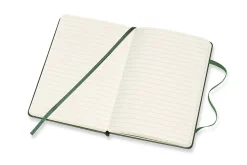 Moleskine Classic Collection Hard Cover Notebook, 3-1/2” x 5-1/2”, 1 Subject, Faint Ruled, 192 Sheets, Myrtle Green