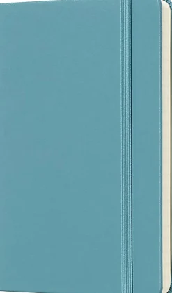Moleskine Classic Hard Cover Notebook, 3-1/2" x 5-1/2", Ruled, 192 Pages, Reef Blue