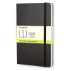 Moleskine Classic Hard Cover Notebook, 3-1/2" x 5-1/2", Unruled, 192 Pages, Black