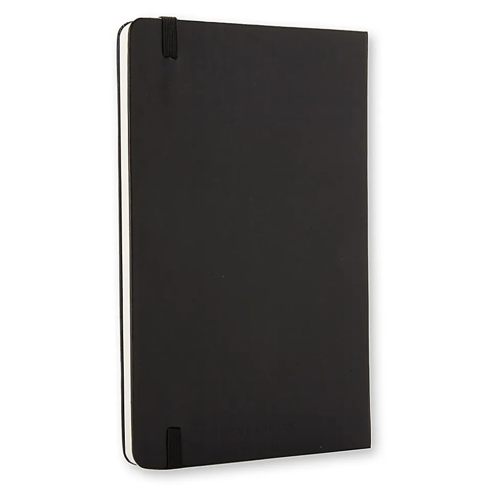 Moleskine Classic Hard Cover Notebook, 5" x 8-1/4", Unruled, 240 Pages, Black