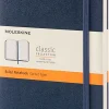 Moleskine Classic Hard Cover Notebook, 5" x 8-1/4", Ruled, 240 Pages, Sapphire Blue