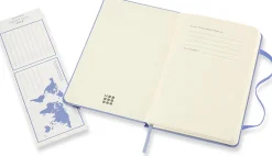 Moleskine Classic Hard Cover Notebook, 3.5" X 5/5", Ruled, 192 Pages, Hydrangea Blue