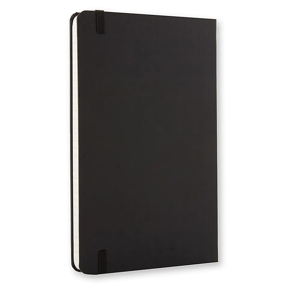 Moleskine Classic Hard Cover Notebook, 5” x 8-1/4”, Ruled, 240 Pages, Black