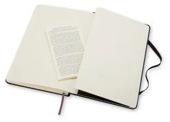 Moleskine Classic Hard Cover Notebook, 5” x 8-1/4”, Ruled, 240 Pages, Black