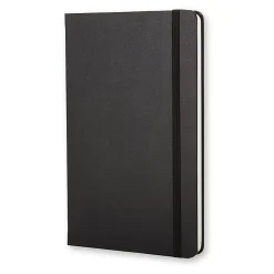 Moleskine Classic Hard Cover Notebook, 3-1/2" x 5-1/2", Ruled, 192 Pages, Black