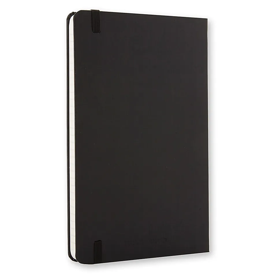 Moleskine Classic Hard Cover Notebook, 3-1/2" x 5-1/2", Ruled, 192 Pages, Black