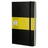 Moleskine Classic Hard Cover Notebook, 5" x 8-1/4", Squared, 240 Pages, Black