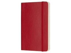 Moleskine Classic Hard Cover Notebook, 5” x 8-1/4”, Ruled, 240 Pages, Red