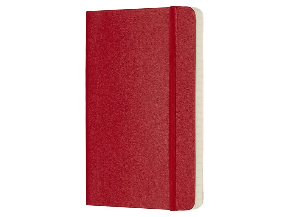 Moleskine Classic Hard Cover Notebook, 5” x 8-1/4”, Ruled, 240 Pages, Red