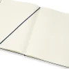 Moleskine Classic Hard Cover Notebook, 7-1/2" x 10", Ruled, 192 Pages, Sapphire Blue