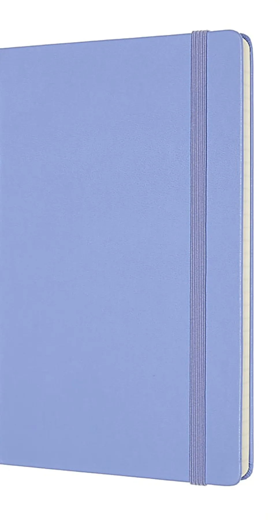 Moleskine Classic Notebook, Large, 5" x 8.25", Ruled, 240 pages, Hard Cover, Hydrangea Blue