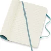 Moleskine Classic Notebook, Pocket, 3.5" X 5.5", Ruled, 192 pages, Soft Cover, Reef Blue