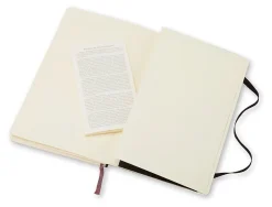 Moleskine Classic Soft Cover Notebook, 3-1/2” x 5-1/2”, Ruled, 192 Pages, Black