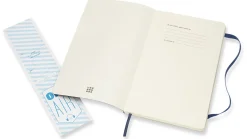 Moleskine Classic Soft Cover Notebook, 5” x 8-1/4”, Ruled, 192 Pages, Sapphire Blue