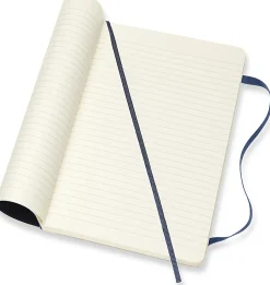 Moleskine Classic Soft Cover Notebook, 5” x 8-1/4”, Ruled, 192 Pages, Sapphire Blue