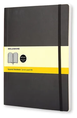 Moleskine Classic Soft Cover Notebook, 7-1/2