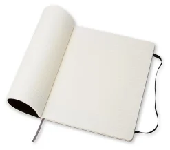 Moleskine Classic Soft Cover Notebook, 7-1/2" x 10", Ruled, 192 Pages, Black