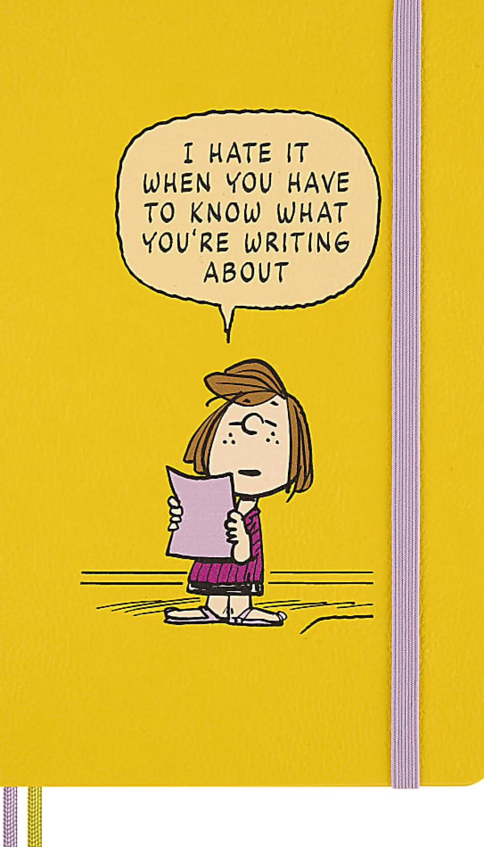 Moleskine Peanuts Limited Edition Large Notebook, 5" x 8", 4 Subject, Ruled, 172 Sheets, Patty
