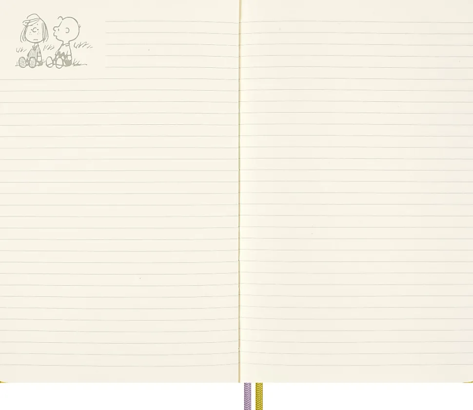 Moleskine Peanuts Limited Edition Large Notebook, 5" x 8", 4 Subject, Ruled, 172 Sheets, Patty