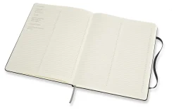 Moleskine PRO Notebook, 7-1/2" x 10", Ruled, 192 Pages, Black