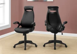 Monarch Specialties Ergonomic High-Back Office Chair, Black