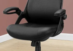 Monarch Specialties Ergonomic High-Back Office Chair, Black