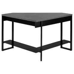 Monarch Specialties Jordan 42"W Weave Corner Computer Desk, Gray/Black