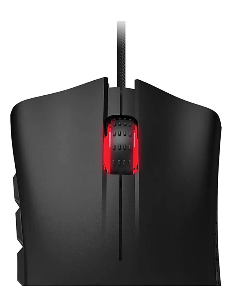Monster Alpha 9.0 RGB Corded Gaming Mouse, Black, 2MNGM0169B0L2