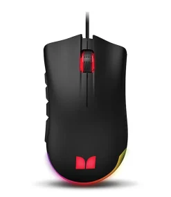 Monster Alpha 9.0 RGB Corded Gaming Mouse, Black, 2MNGM0169B0L2