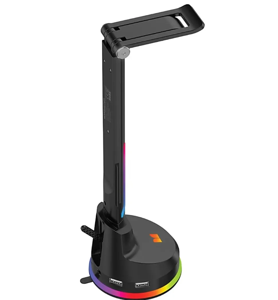 Monster Ambient Dual Headset Stand, Black, 2MNGH0167B0L2