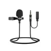 Monster Cable® Lavalier Clip-On Microphone, Aux 3.5 mm, Black