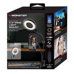 Monster Cable LED Ring Light, 3-1/2", Multicolor/White