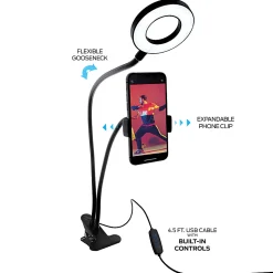 Monster Cable LED Ring Light, 3-1/2", Multicolor/White
