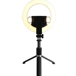 Monster Cable LED Ring Light Selfie Stick, 7", White