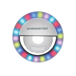 Monster Cable Selfie Smartphone Light Clip, 4" Diameter, Multicolor