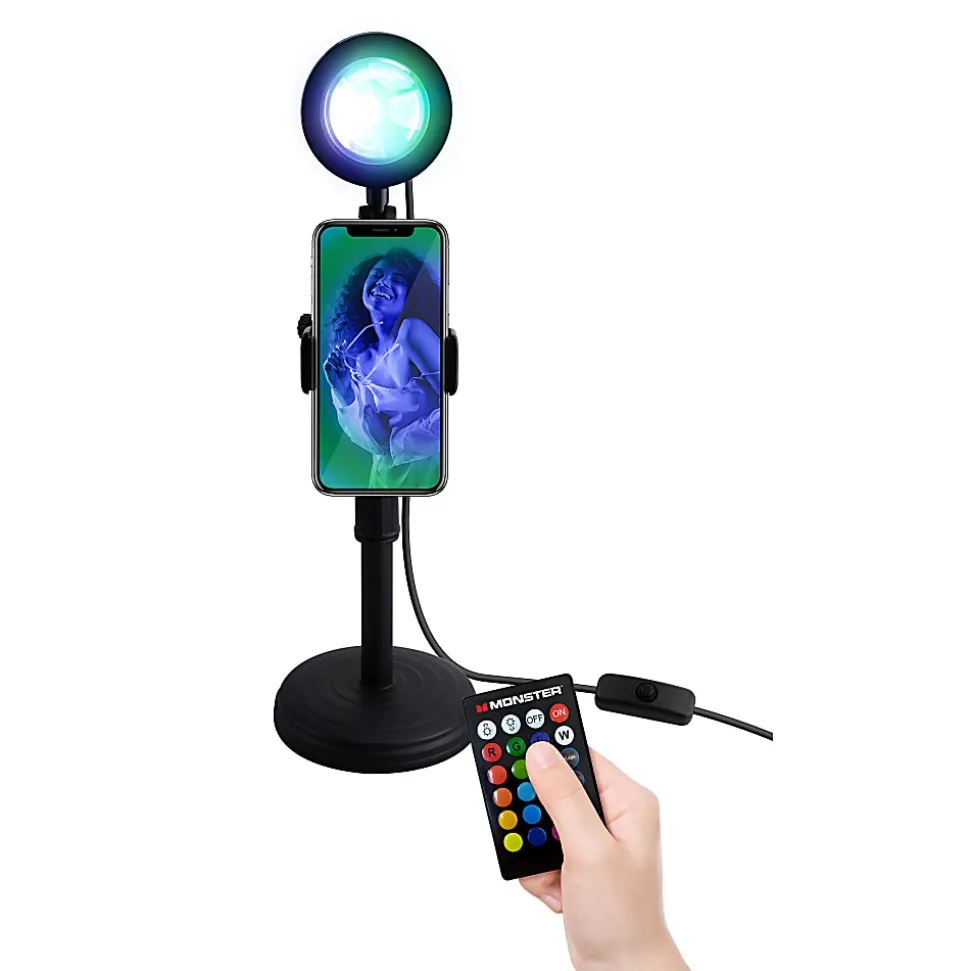 Monster Cable Sunset Lamp With Rotating Phone Mount