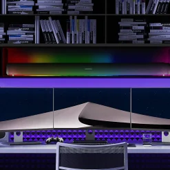 Monster LED Gaming Soundbar, Black, 2MNSK1094B0L2