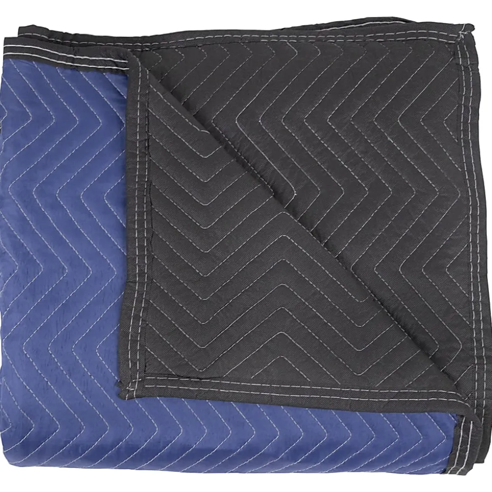 Monster Trucks® Economy-Plus Multipurpose Blankets, 72" x 80", Blue/Black, Pack Of 12 Blankets