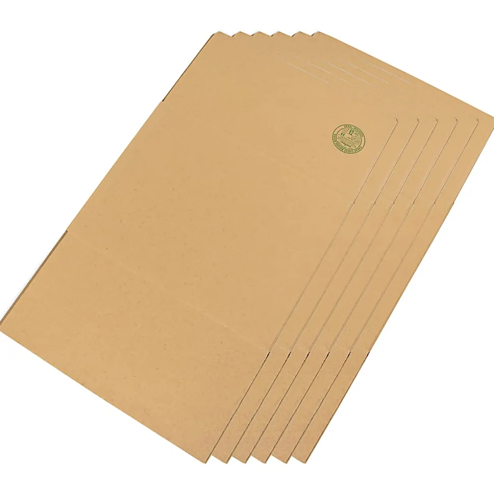 Monster Trucks 95 Lb Cardboard Moving Boxes, 15"L x 20"W x 20"H, 100% Recycled, Brown, Pack Of 6 Boxes