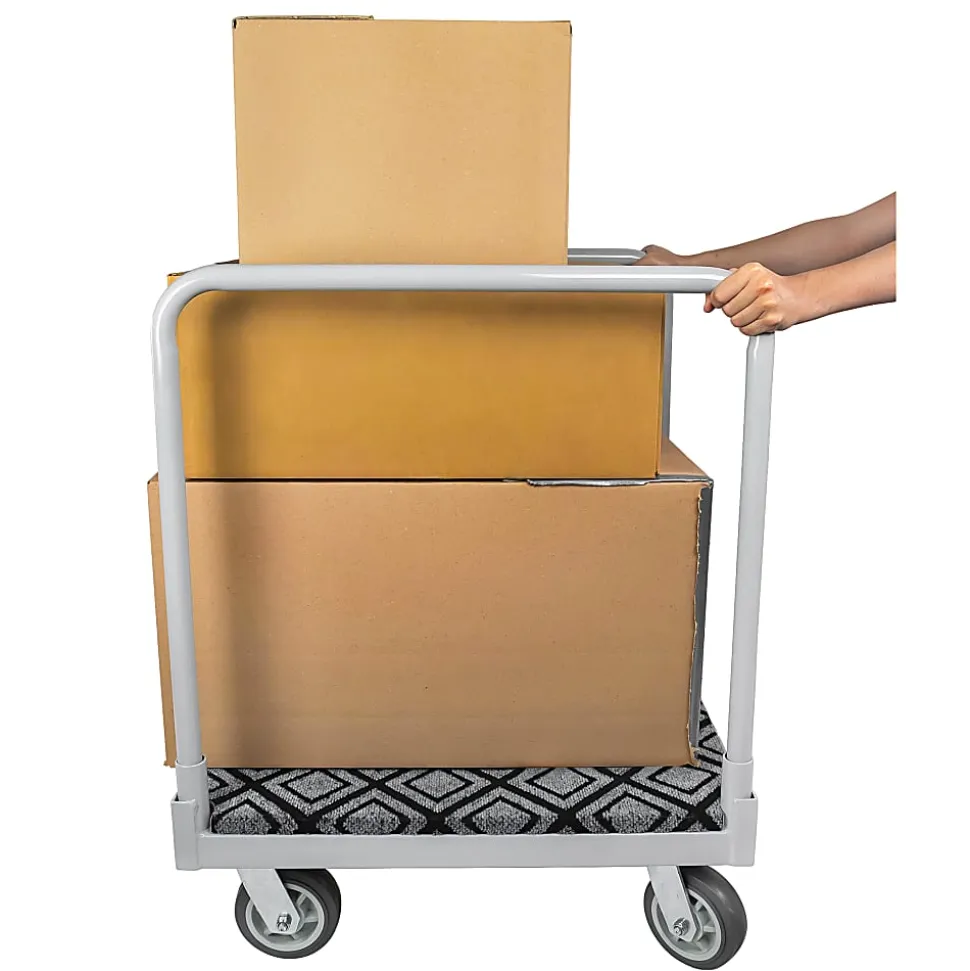 Monster Trucks® Steel 4-Wheel Heavy-Duty Cart, 1,600 Lb Capacity
