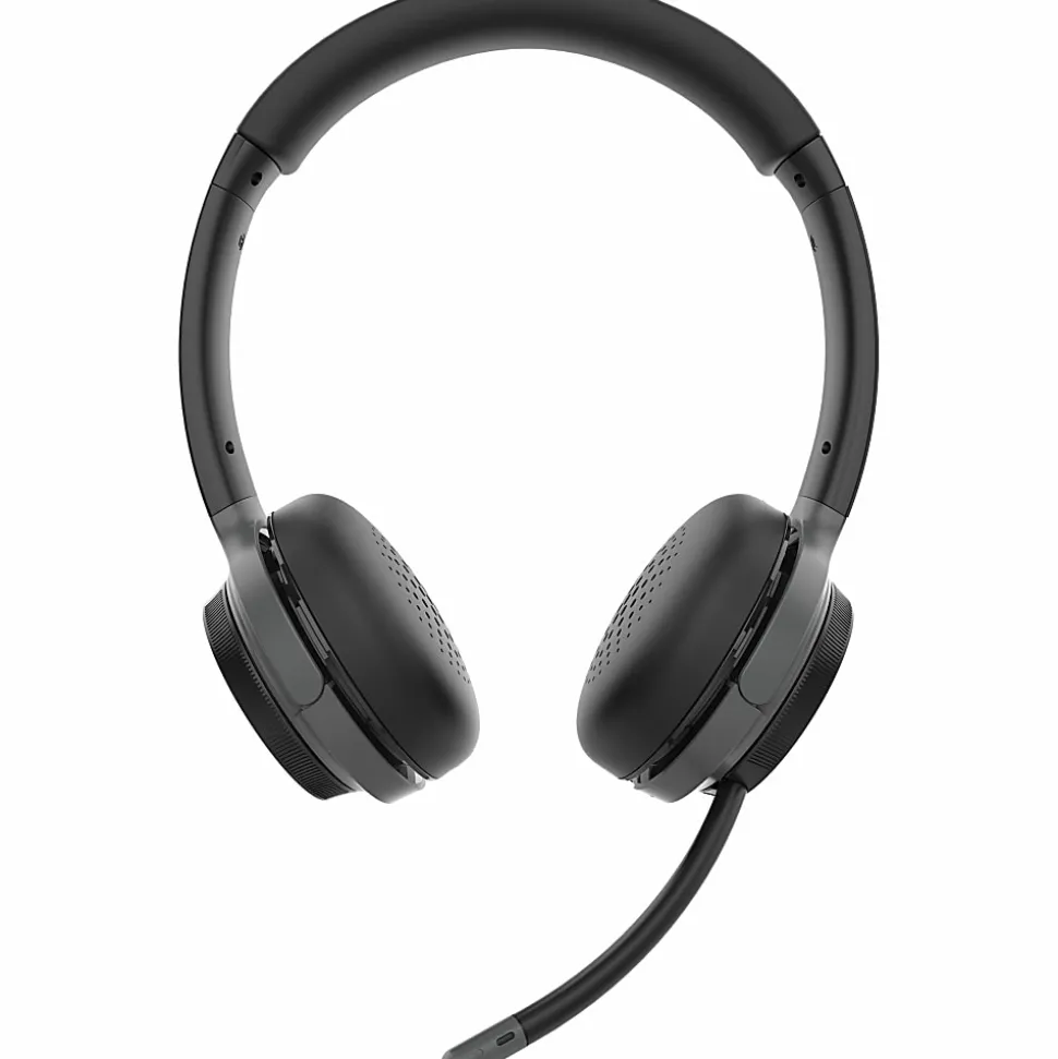 Morpheus 360 Advantage Stereo Wireless Headset with Detachable Boom Microphone - Bluetooth Headphones with 2.4GHz Receive - HS6500SBT