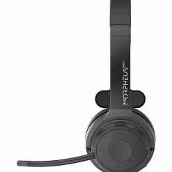 Morpheus 360 Advantage Wireless Mono Headset with Detachable Boom Microphone - Black