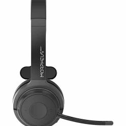 Morpheus 360 Advantage Wireless Mono Headset with Detachable Boom Microphone - Black