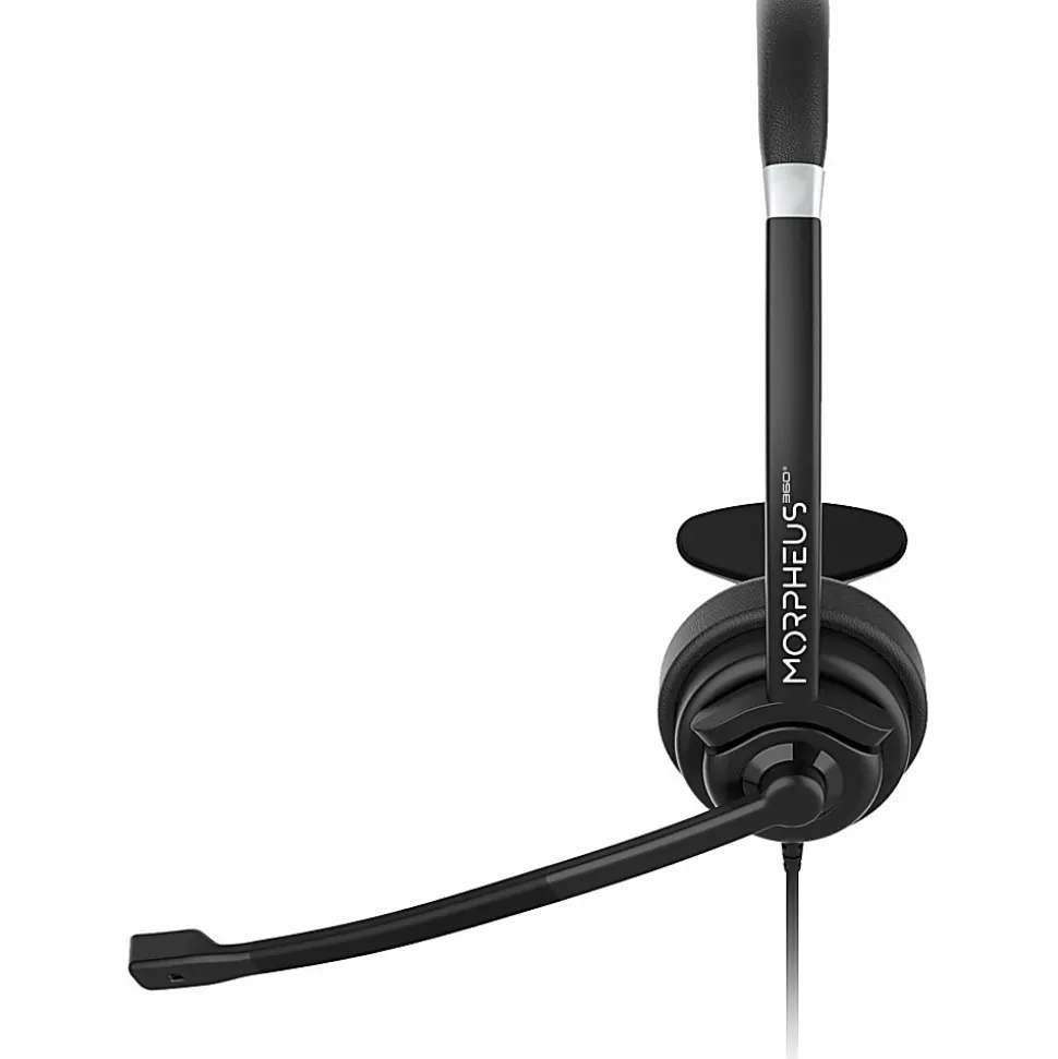 Morpheus 360 Connect USB Mono Headset with Boom Microphone - Noise Cancelling - Reversible Design - Protein Leather Ear Cushion - HS5200MU