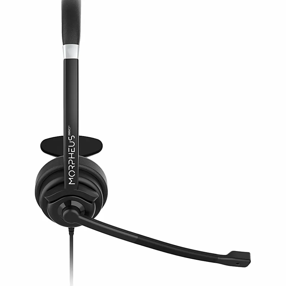 Morpheus 360 Connect USB Mono Headset with Boom Microphone - Noise Cancelling - Reversible Design - Protein Leather Ear Cushion - HS5200MU