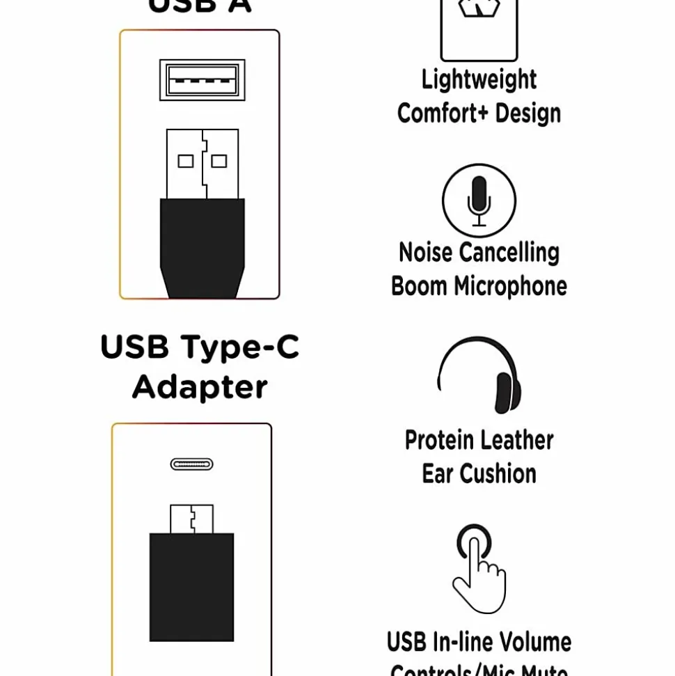 Morpheus 360 Connect USB Mono Headset with Boom Microphone - Noise Cancelling - Reversible Design - Protein Leather Ear Cushion - HS5200MU