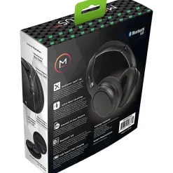 Morpheus 360 Synergy HD Wireless Noise Cancelling Headphones - Bluetooth Headset w Microphone - HP9550HD