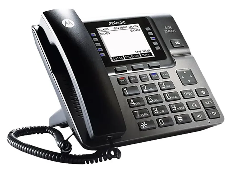 Motorola® 4-Line Desk Phone Base Station With Digital Answering System, ML1000