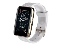 Motorola Moto Watch 40 - Gold aluminum - smart watch with strap - silicone - display 1.57