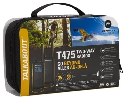 Motorola Solutions TALKABOUT T475 Two-Way Radio 2 Pack